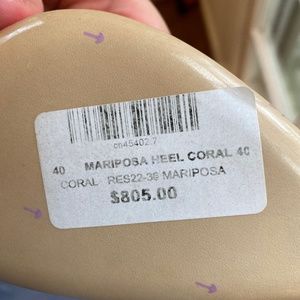 Rupert Sanderson mariposa heel, size 40